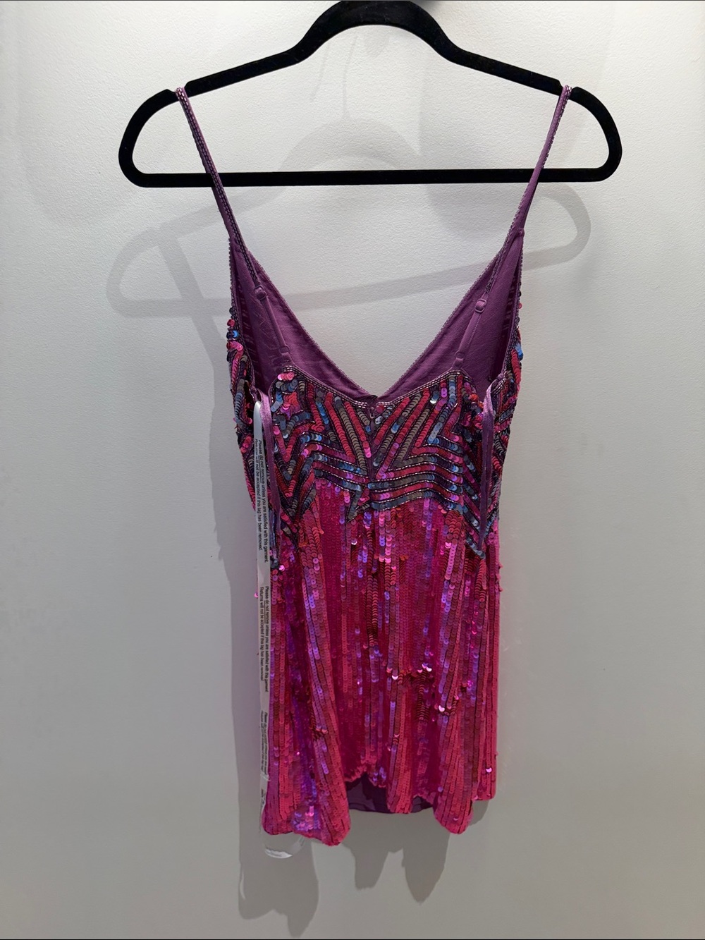 Nasty Gal Pink & Purple Sequin Mini Dress - Picture 3 of 5